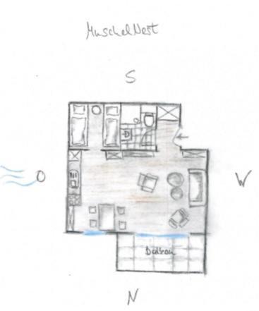 Fewo1846 Strandresidenz Wassersleben - Muschelnest - Stilvolles Studioapartment Mit Balkon Harrislee Extérieur photo